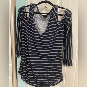 Dynamite Cold Shoulder Top